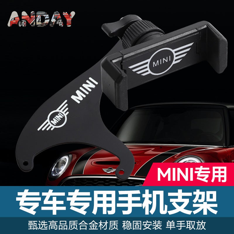 Suitable For Bmw Mini Foldableing Dashboard Mobile Phone Holder Cooper R50R55F54 Car Navigation Mobile Phone Holder - Image 3